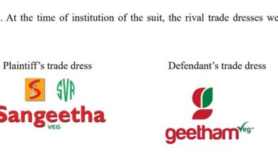 Geetham used a trade identity deceptively similar to Sangeetha’s between June 2022 and Nov. 2023: Madras HC