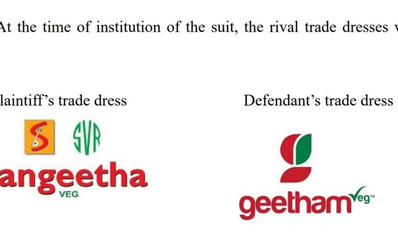 Geetham used a trade identity deceptively similar to Sangeetha’s between June 2022 and Nov. 2023: Madras HC