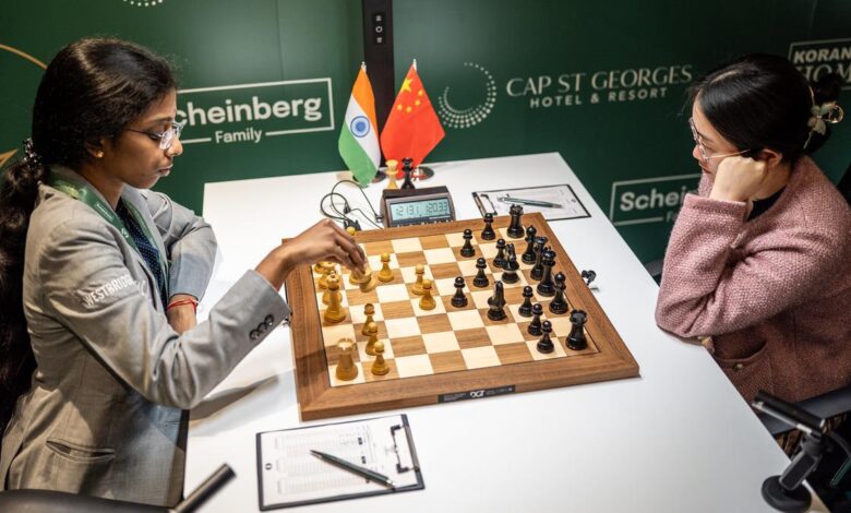 Candidates chess | Vaishali punishes Tan; Anish splits the point with Sindarov