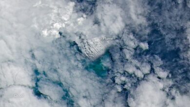 New Eruption in the Bismarck Sea