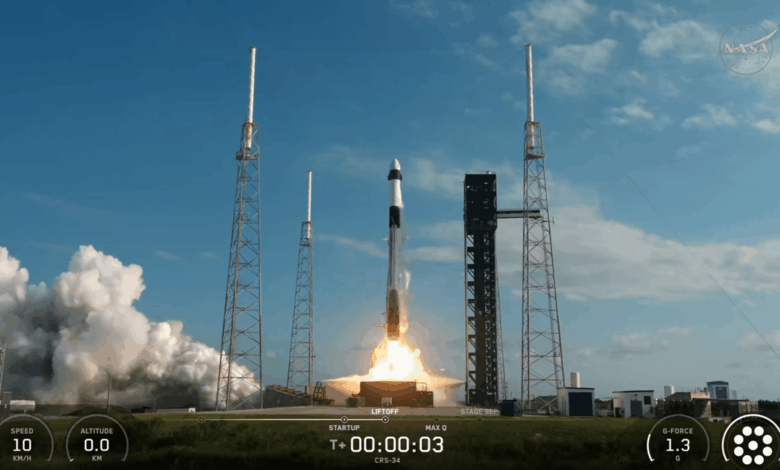 NASA Science, Cargo Launch on 34th SpaceX Resupply Mission to Station