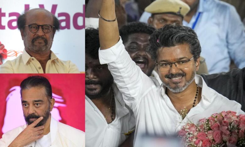 TN elections 2026: Rajinikanth, Kamal Haasan, Suriya, Vikram, and others wish Vijay