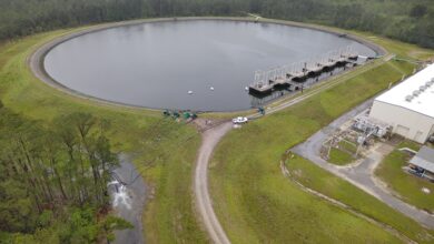 NASA Drains 66-Million-Gallon Reservoir to Upgrade Critical Water System