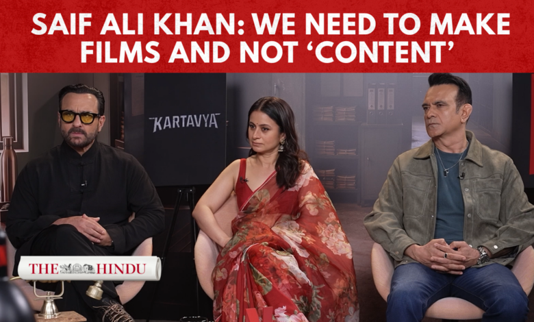 Saif Ali Khan | Rasika Dugal | Manish Chaudhari Interview