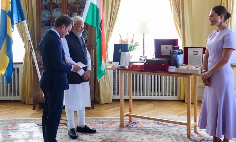 PM's gifts: Muga silk stole for Italy PM, Ladakhi stole for Sweden PM, Kesar mangoes for UAE President