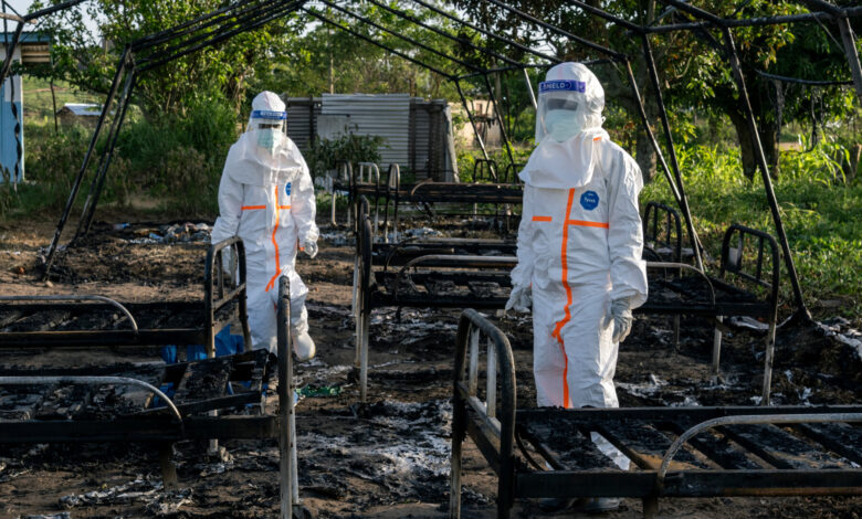 Mob Burns Congo Ebola Center Amid Rare Strain Outbreak