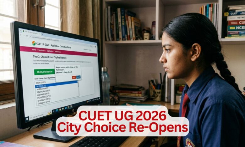 ‘96.6% allotted city of choice’: NTA re-opens CUET UG city preference for remaining seats