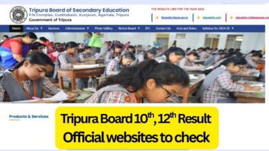 Tripura Board TBSE Madhyamik 10th, HS 12th Result 2026: List of websites to check marks