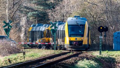 Two trains collide in Denmark, leaving several critically injured