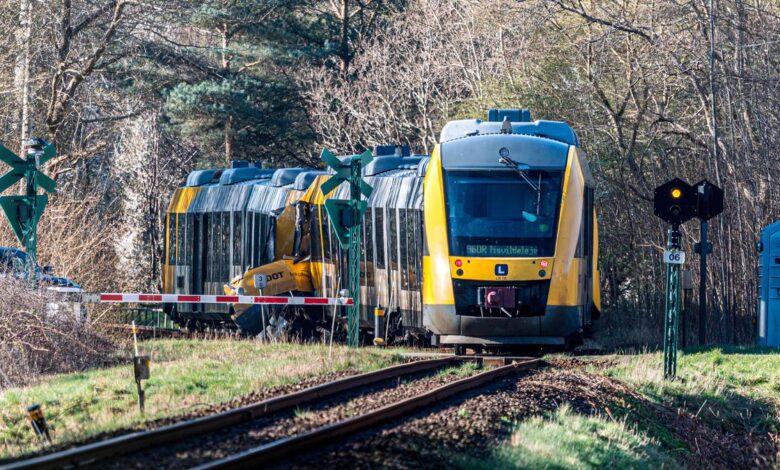 Two trains collide in Denmark, leaving several critically injured