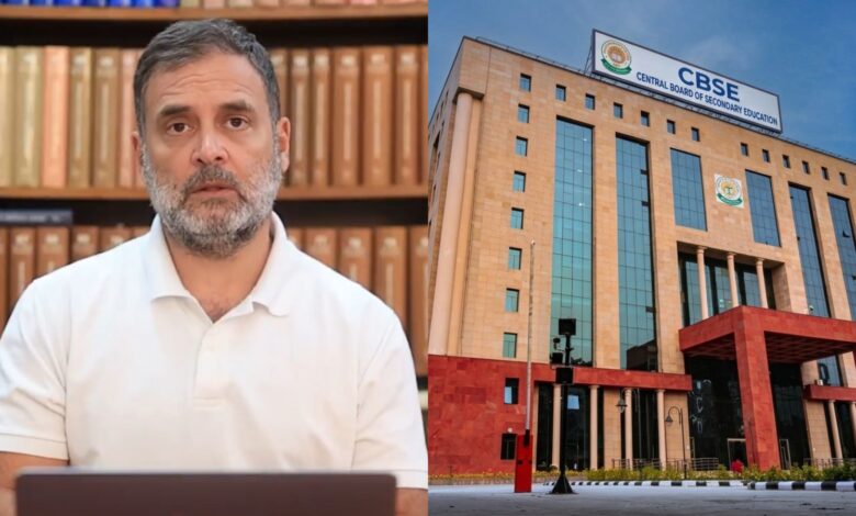 CBSE responds to Rahul Gandhi’s OSM allegations, says contract followed norms