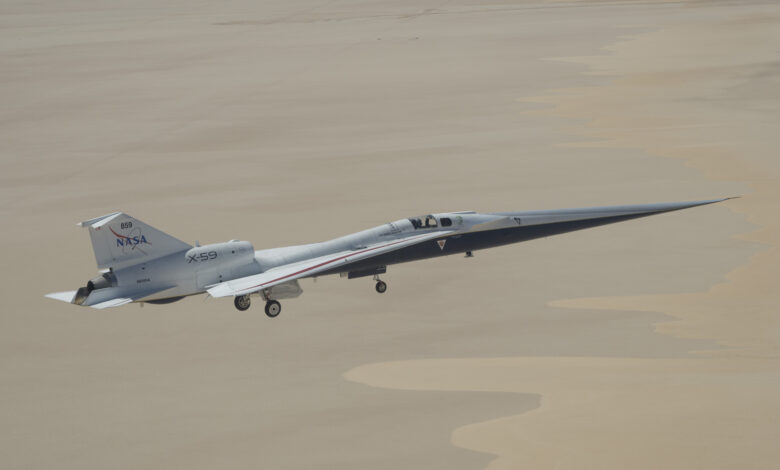 NASA’s X-59 Prepares for First Supersonic Flight  
