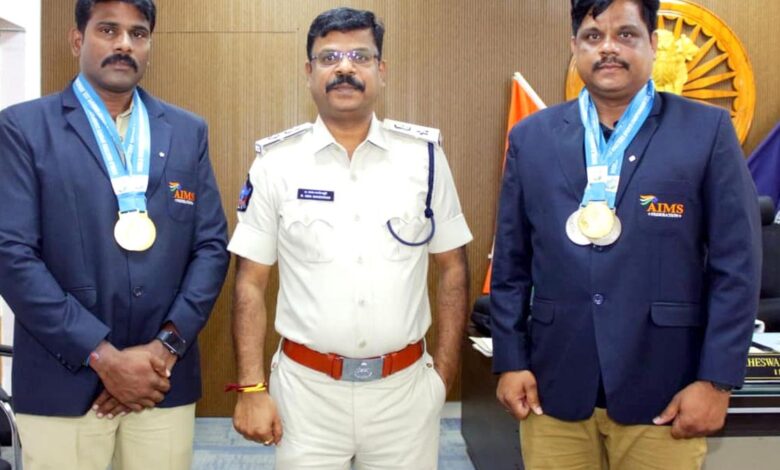 Bapatla police personnel win five medals at World Masters Athletics meet